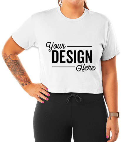 Next Level Women's Ideal Crop T-shirt - White