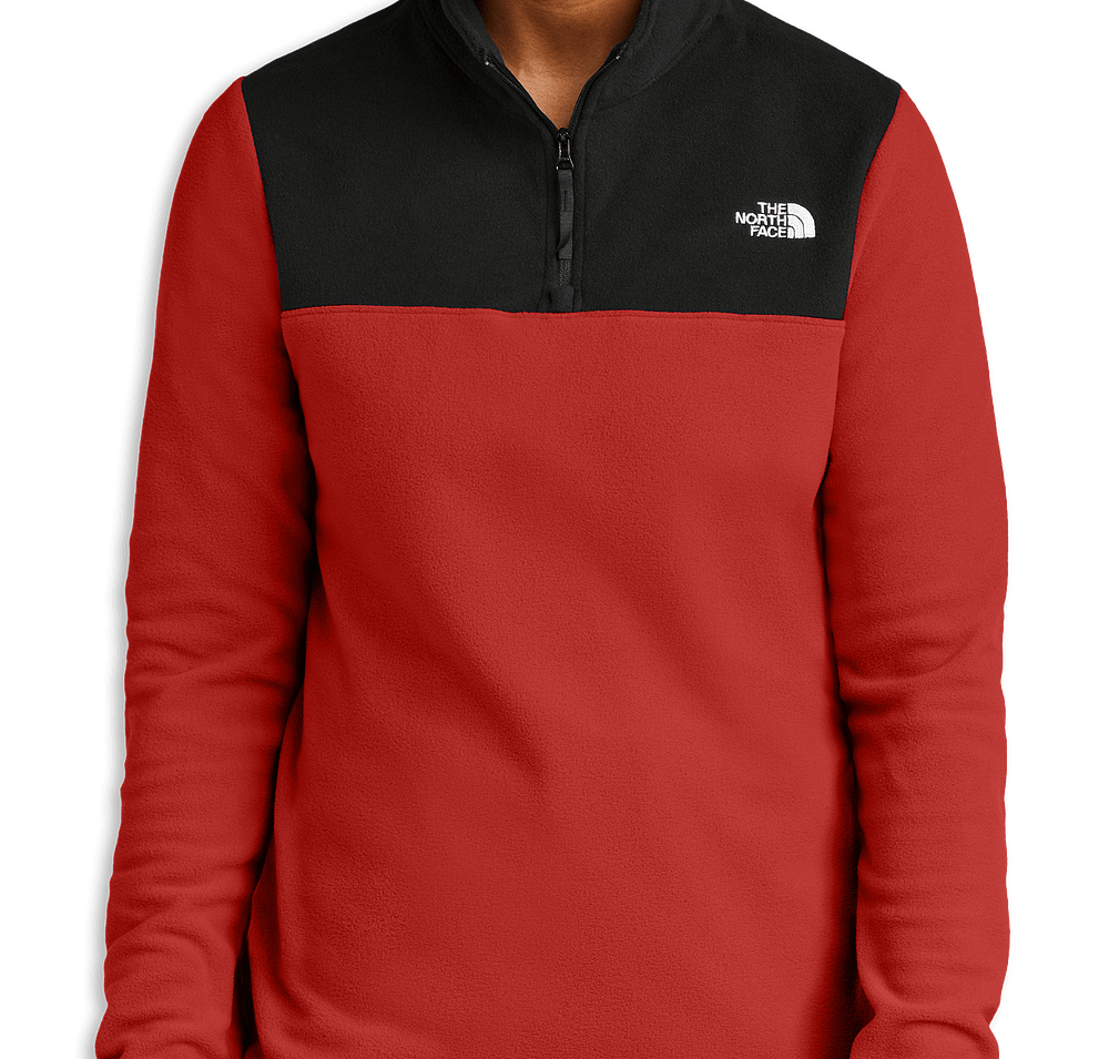The North Face Women's Glacier Recycled Quarter Zip Fleece Pullover - Printed-default