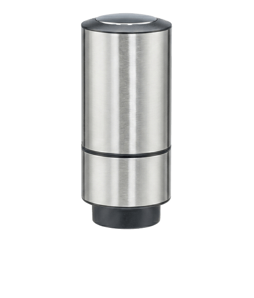 Laser Engraved Swiss Force Wine Aerator and Dispenser in Silver