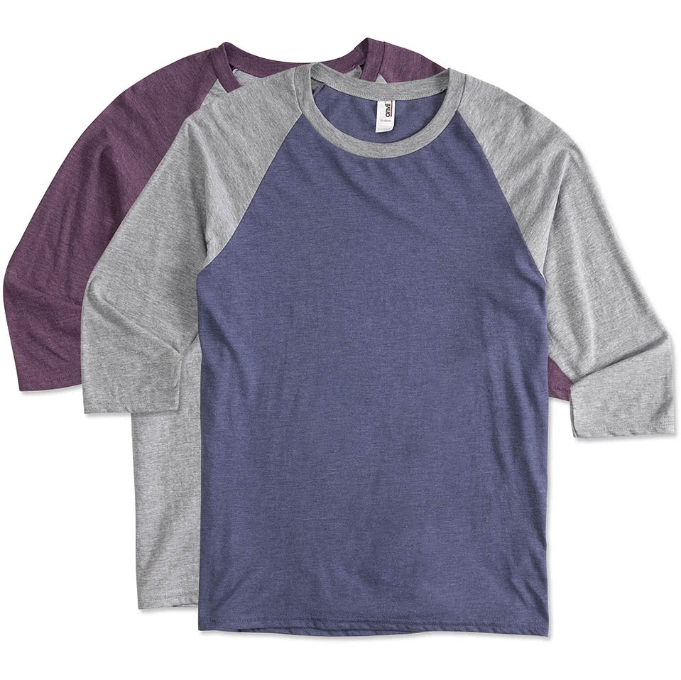 Anvil Tri-Blend Raglan T-shirt