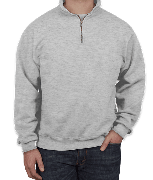 Jerzees lightweight sales quarter zip sweatshirt