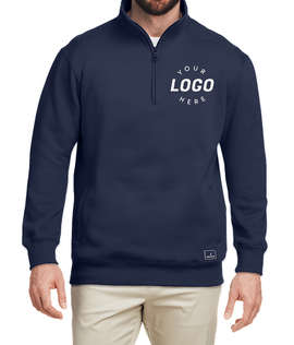 Nautica Anchor Quarter Zip Sweatshirt - Color: Nautica Navy