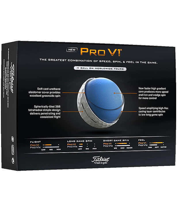Titleist Pro V1 Golf Balls (Box of 12)