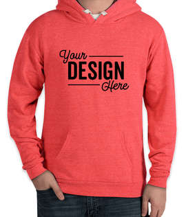 Royal Apparel USA-Made Eco Tri-Blend Pullover Hoodie - Color: Eco Tri Red