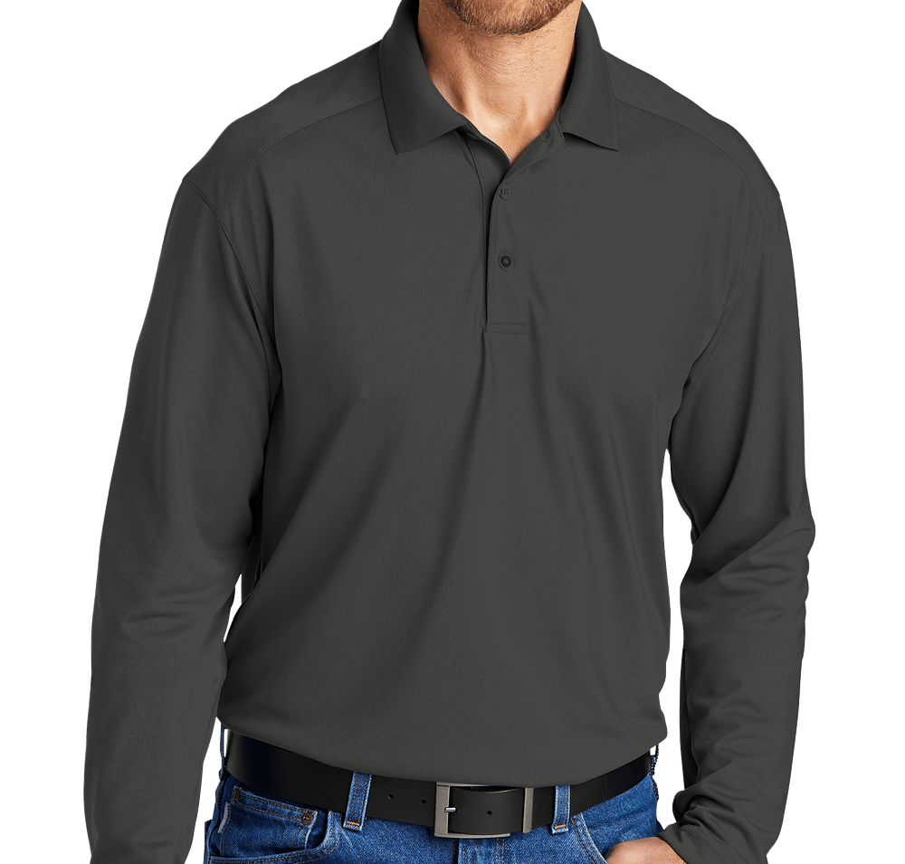 CornerStone Select Lightweight Snag-Proof Long Sleeve Performance Polo-default