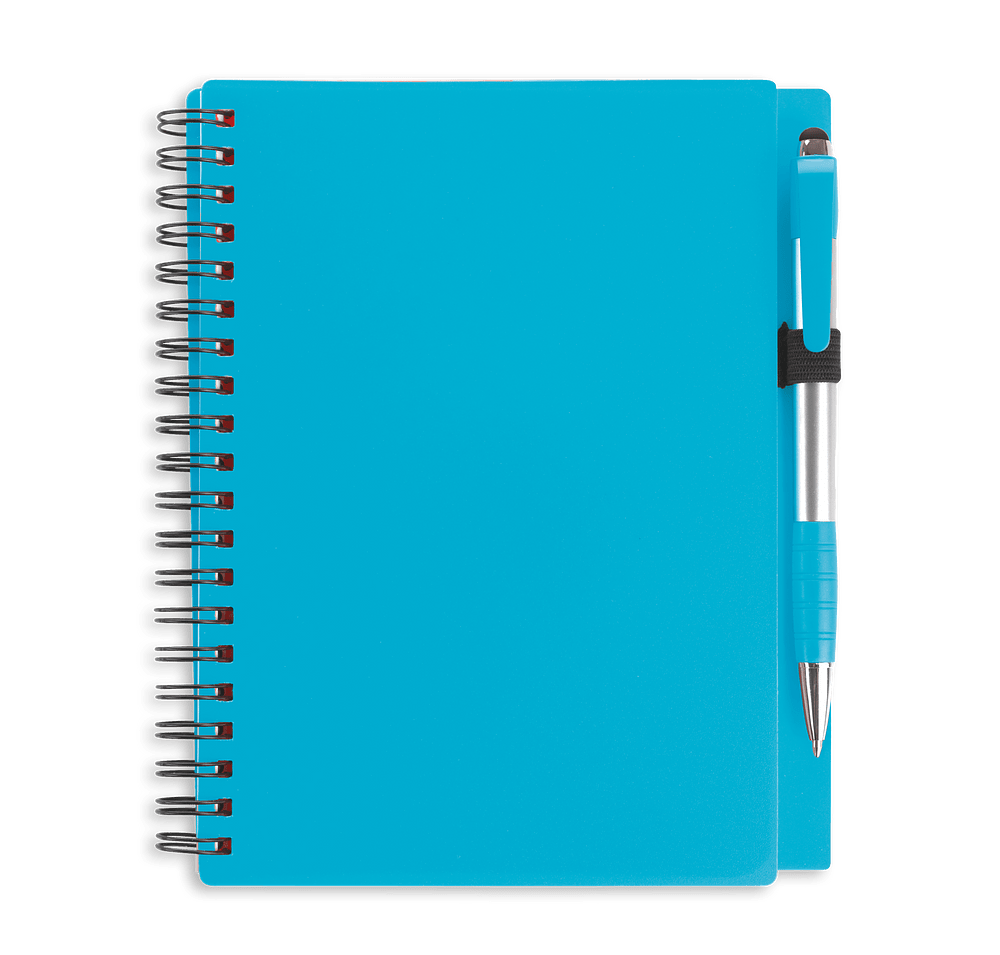 Combo Soft Cover Spiral Notebook with Element Stylus Pen-default