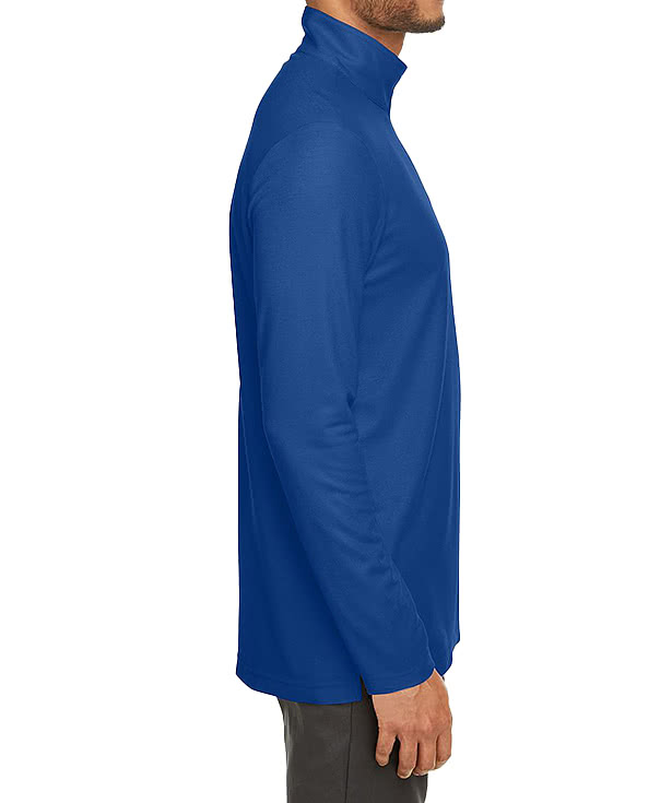 Core 365 Fusion ChromaSoft Pique Quarter Zip Sweatshirt - Embroidered