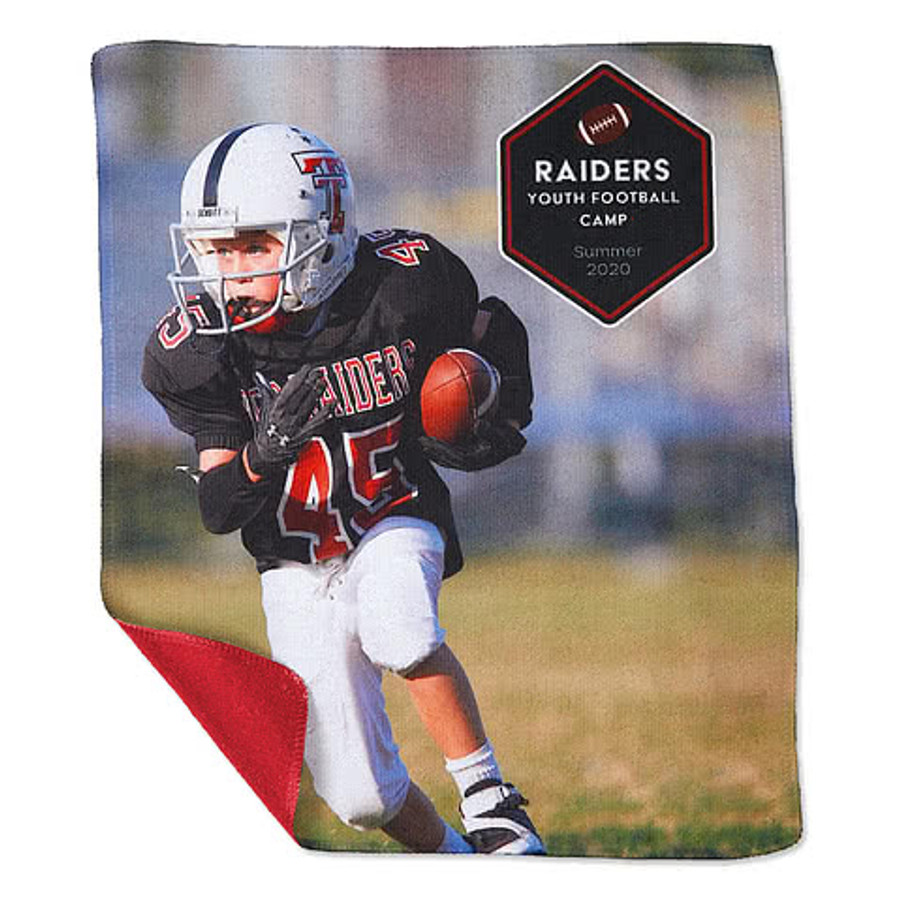 Full Color Rally Towel in Orange
