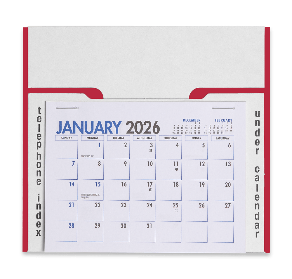 Monthly Memo Pad Desk Calendar-default