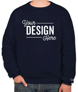 Champion Powerblend Crewneck Sweatshirt - Color: Navy