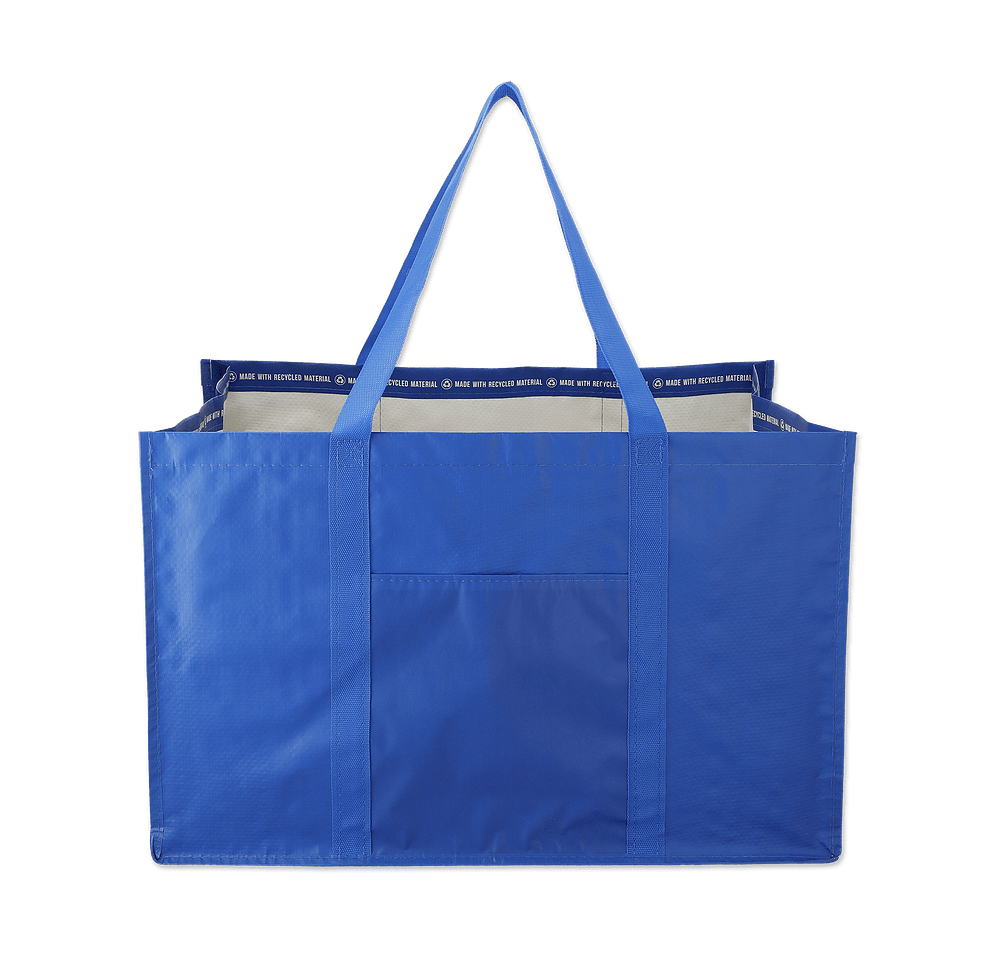 Large Recycled Woven Utility Tote Bag-default