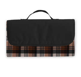 Roll-Up Picnic Blanket - Color: Black / Brown