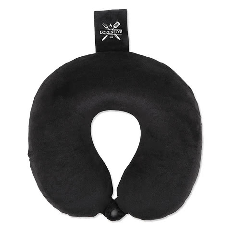 Journey Memory Foam Travel Pillow in Black