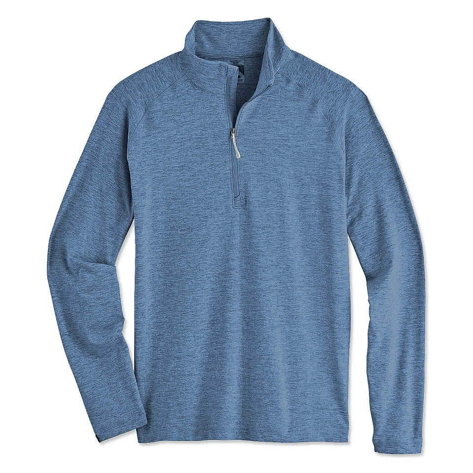 Storm Creek Tall Pacesetter Recycled Performance Quarter Zip Shirt