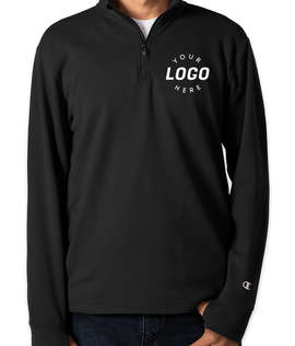 Champion Sport Recycled Quarter Zip Shirt - Color: Black