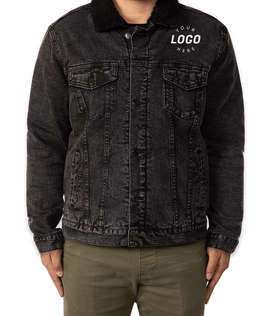 Threadfast Apparel Sherpa-Lined Denim Jacket