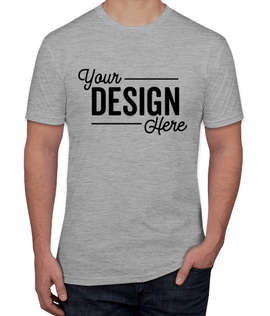 Next Level USA-Made Jersey T-shirt - Color: Heather Grey