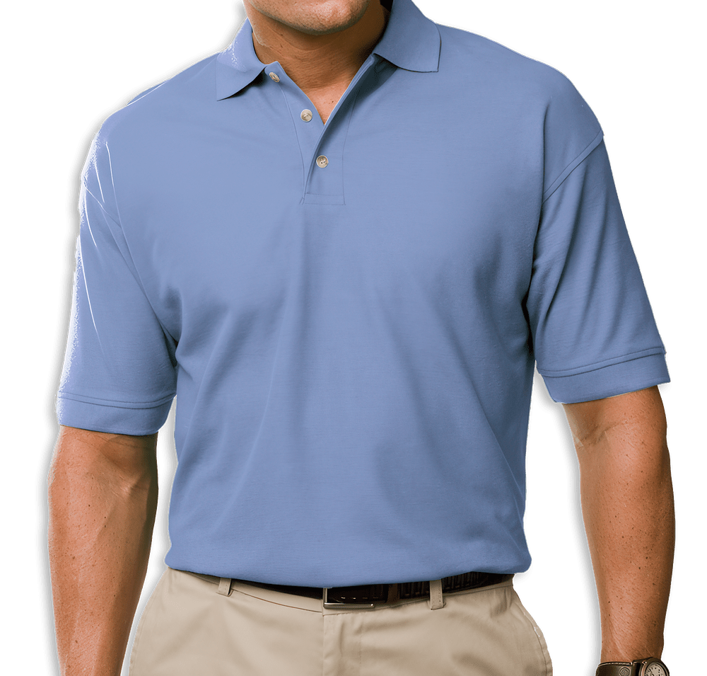 Blue Generation Cotton Pique Polo - Embroidered-default