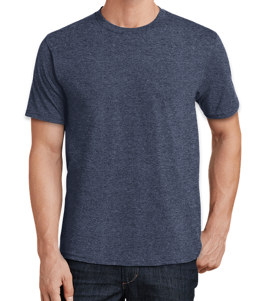 Port & Company Fan Favorite T-shirt in Heather Navy