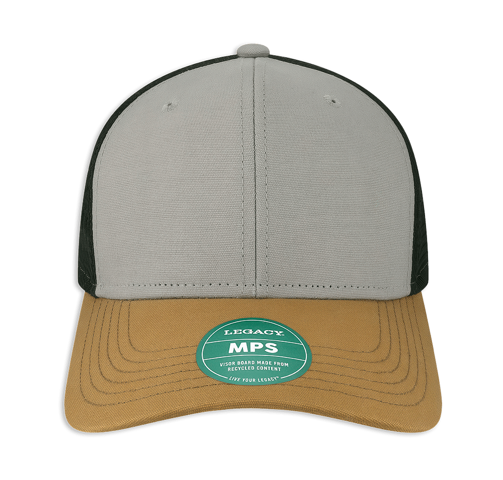 Legacy Six Panel Mesh Back Snapback Trucker Hat-default