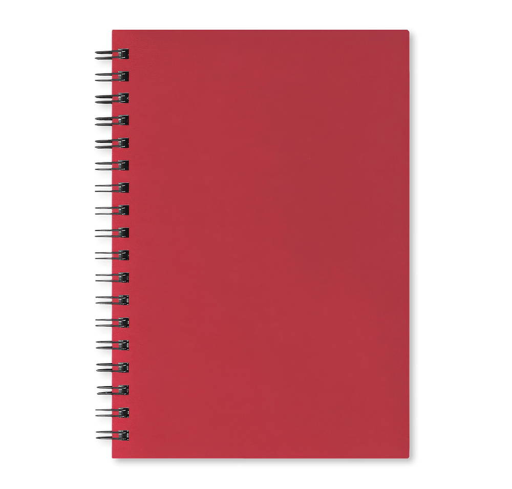 Castelli Debossed WireO Tucson Grande Spiral Hard Cover Notebook-default