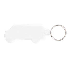 Van Shaped Keychain - Color: White