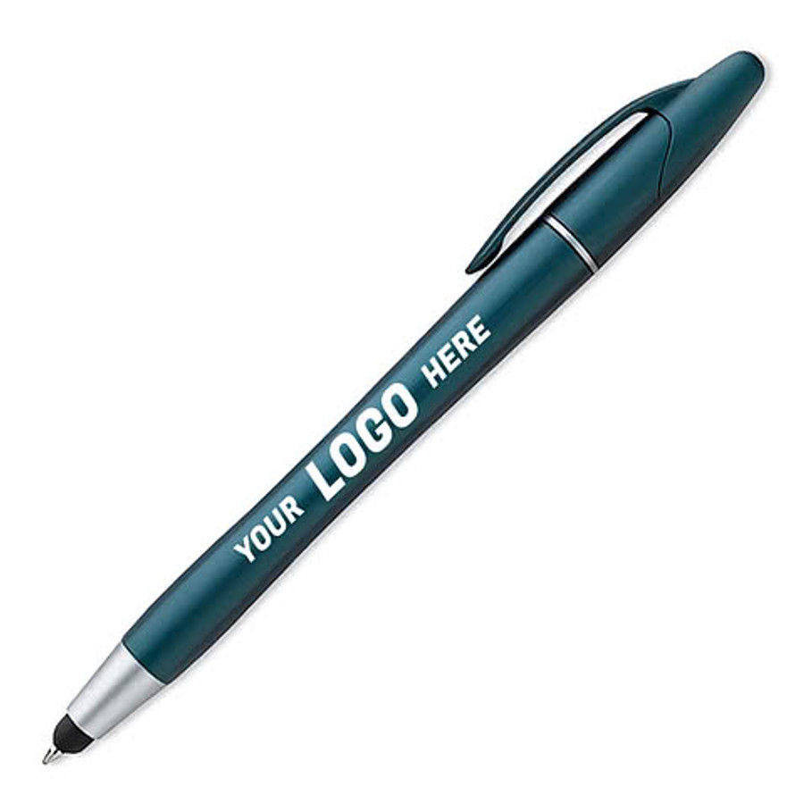 Combo Highlighter and Stylus Pen (black ink) in Black