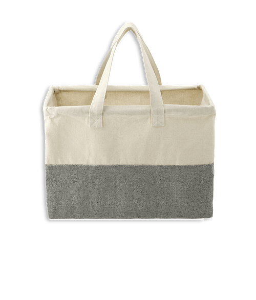 Recycled Cotton Utility Tote Bag in Natural