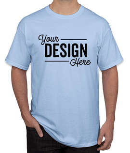 Canada - Gildan 100% Cotton T-shirt - Color: Light Blue