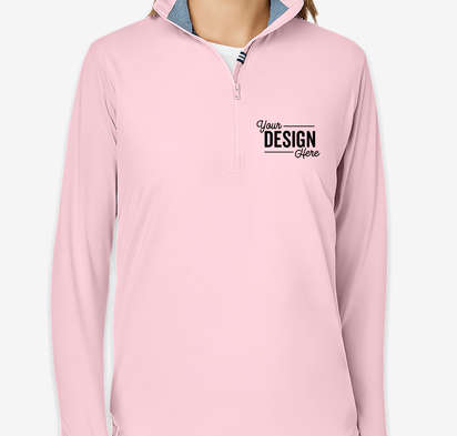 Nautica Women's Saltwater Performance Quarter Zip Sweatshirt-default
