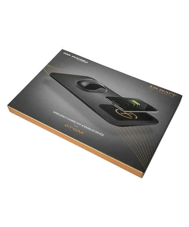 Full Color NoWire 10W Qi Wireless Charging Mouse Pad