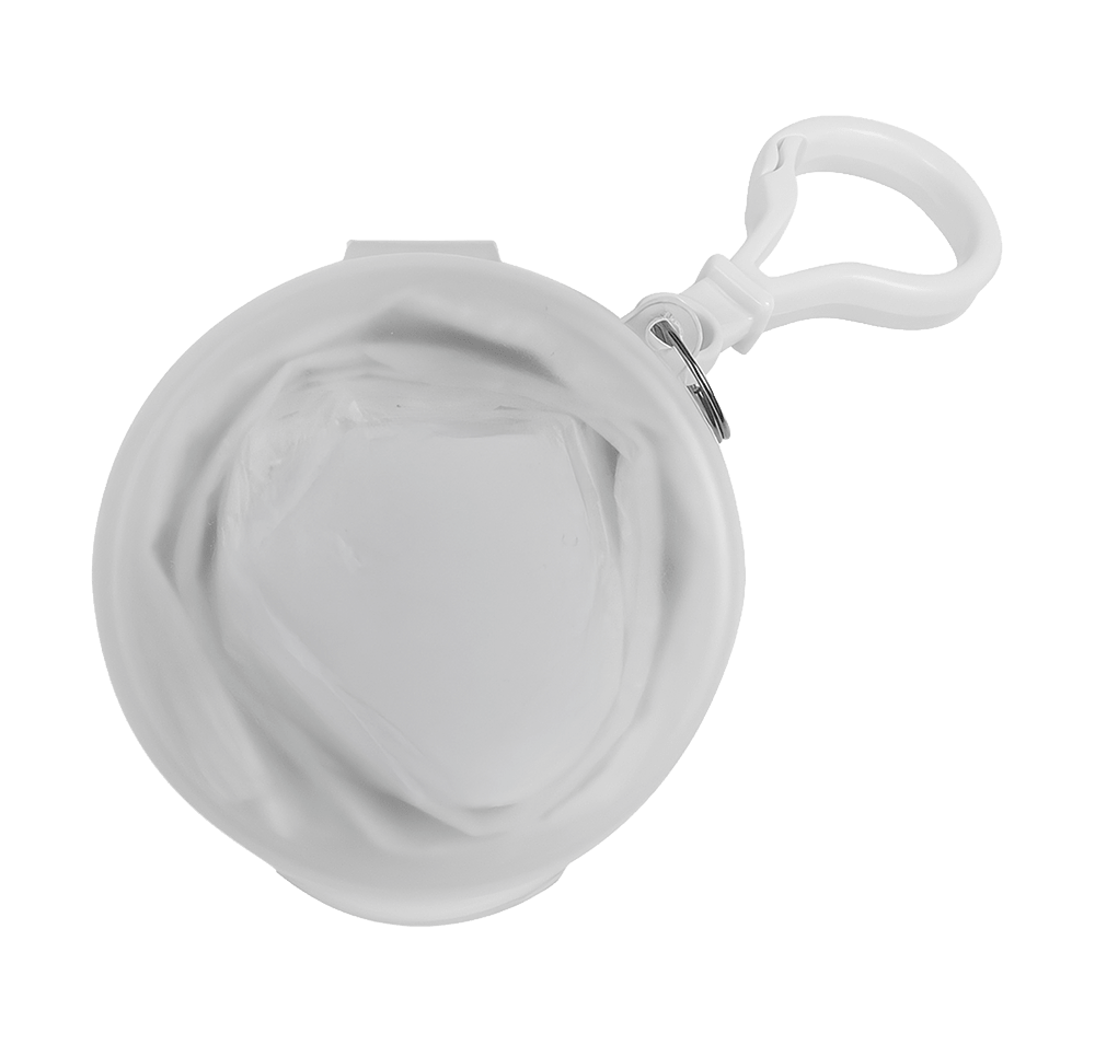 Poncho In Carabiner Case-default