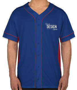 Augusta Slugger Full Button Baseball Jersey