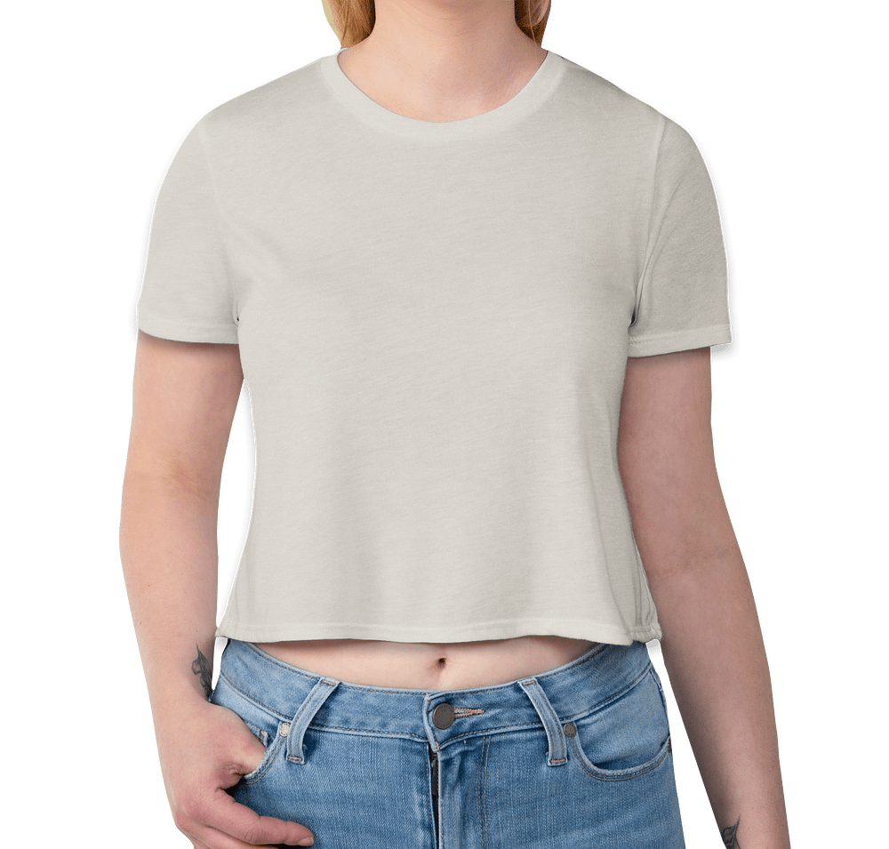 Bella + Canvas Women's Flowy Crop T-shirt-default