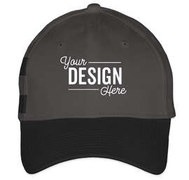 New Era Stretch Fit Striped Cotton Hat - Color: Graphite / Black