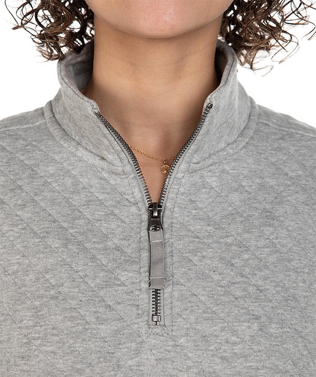Charles River Women's Franconia Quilted Quarter Zip Sweatshirt