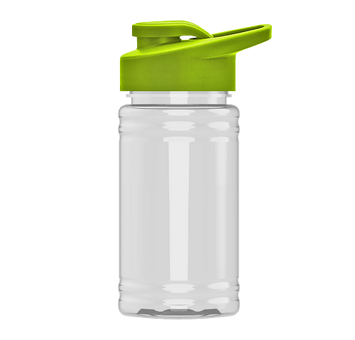 16 oz. Mini Bottle with Drink-Thru Lid in Lime Green