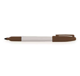 Sharpie Fine Point Permanent Marker - Color: Brown