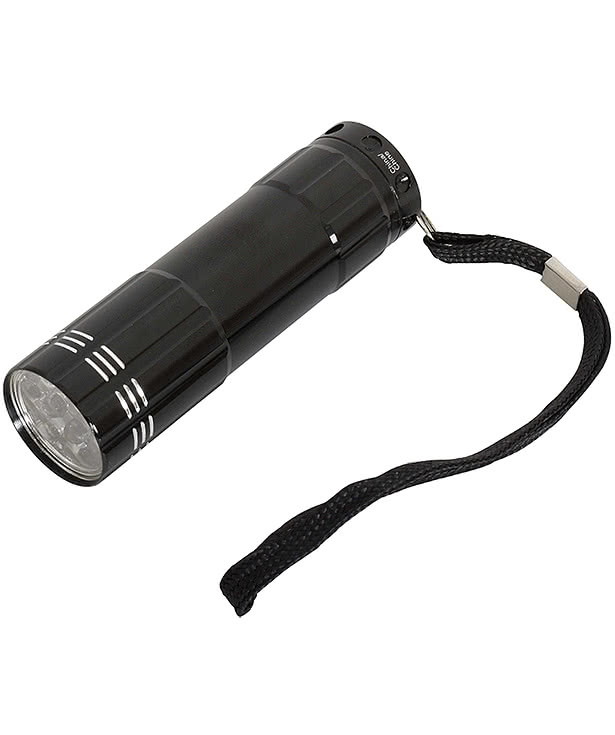 Laser Engraved Malcolm Recycled Aluminum Flashlight