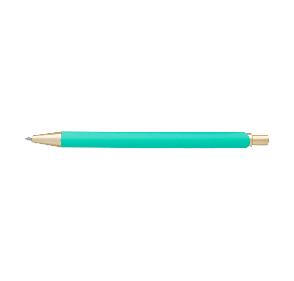Renewal Gold Trim Recycled Gel Pen (black ink)-default