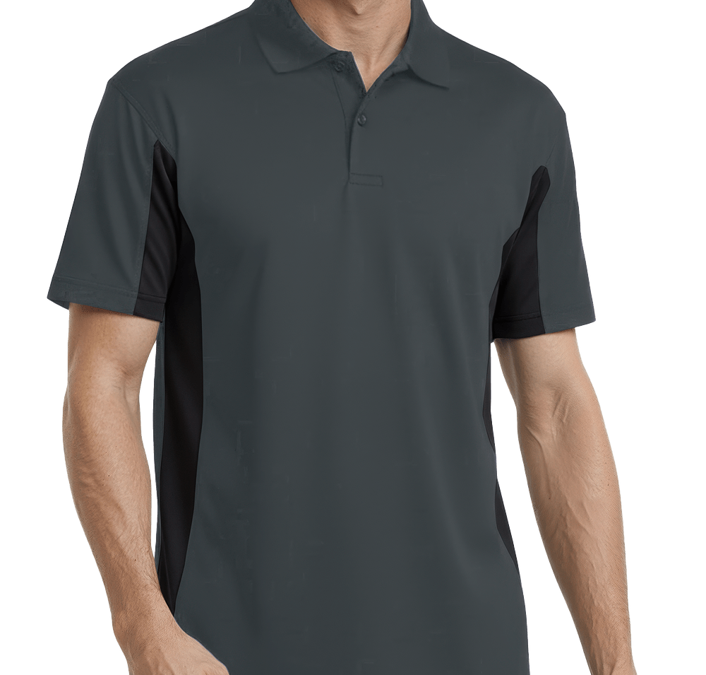 Blue Generation BLU-X-DRI Colorblock Performance Polo - Printed-default