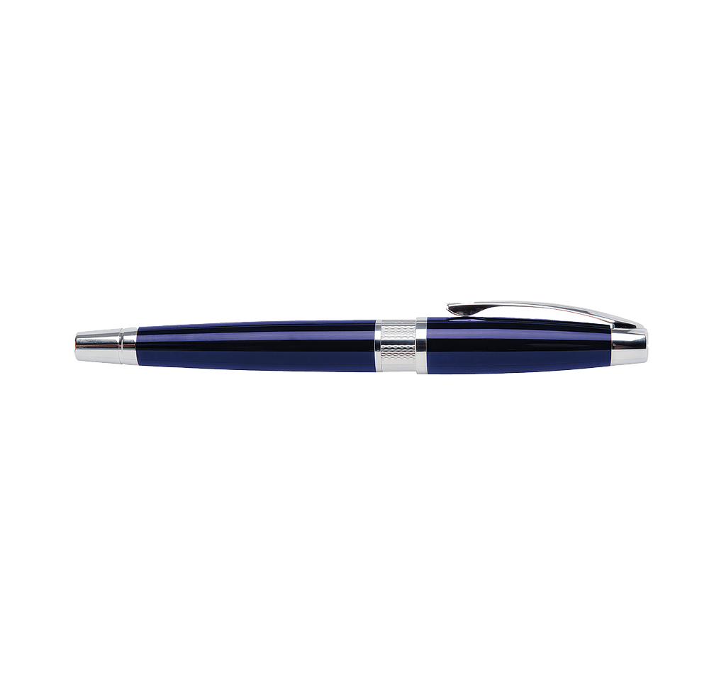 Laser Engraved Guillox 8 Metal Rollerball Pen (black ink)-default