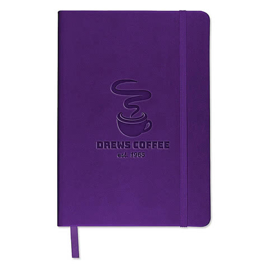 Debossed Leeman Tuscany Hard Cover Notebook