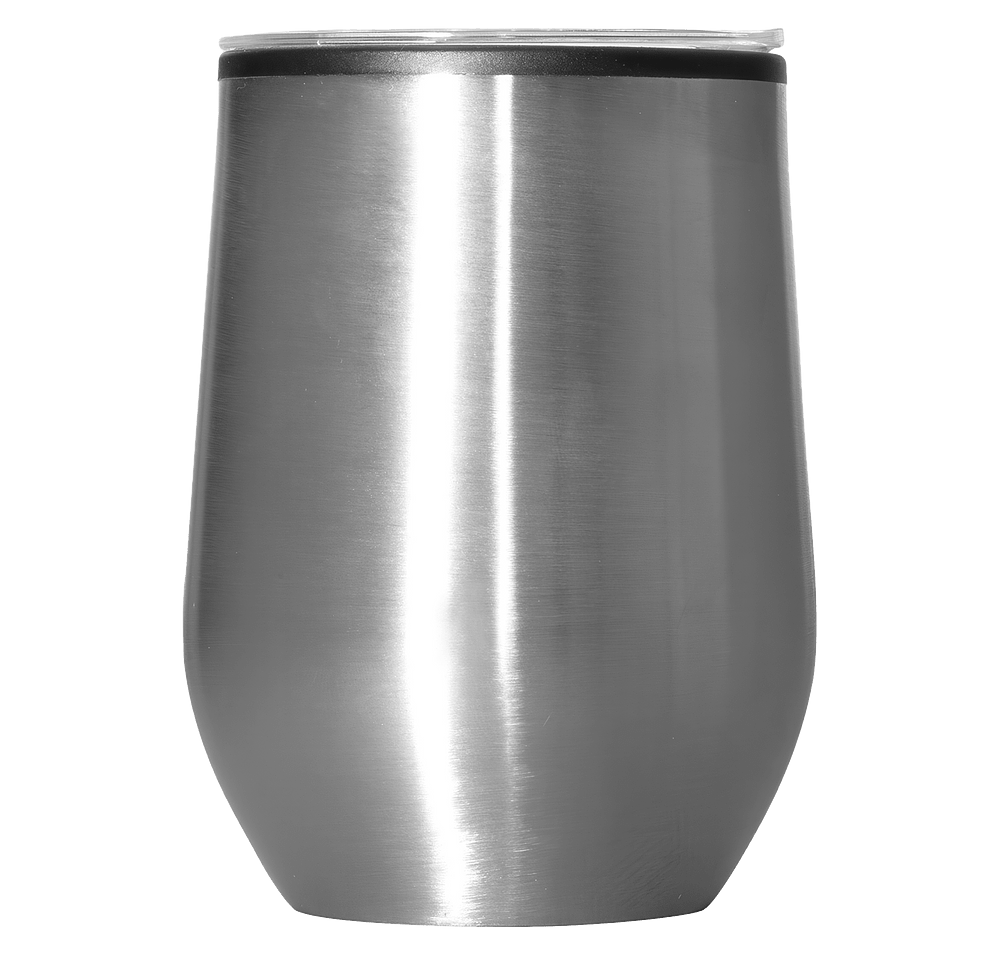 12 oz Budget Stemless Wine Tumbler With Lid-default