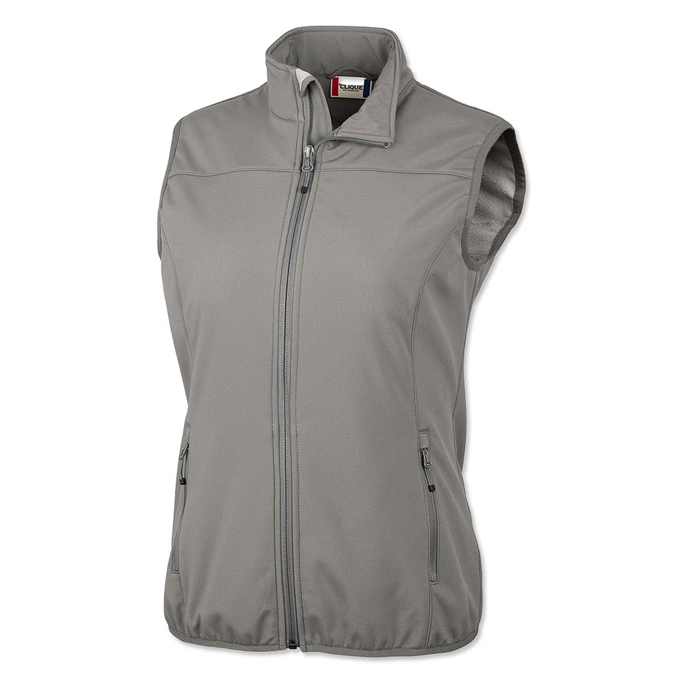 Clique by Cutter & Buck Women's Trail Eco Stretch Soft Shell Vest