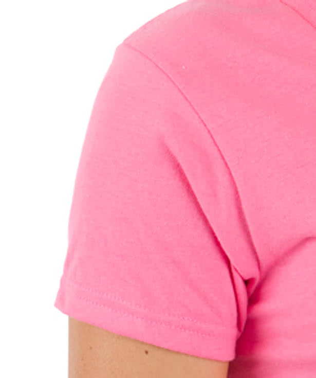 District Juniors Neon V-Neck T-shirt