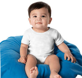Rabbit Skins Premium Jersey Baby Bodysuit - Color: White