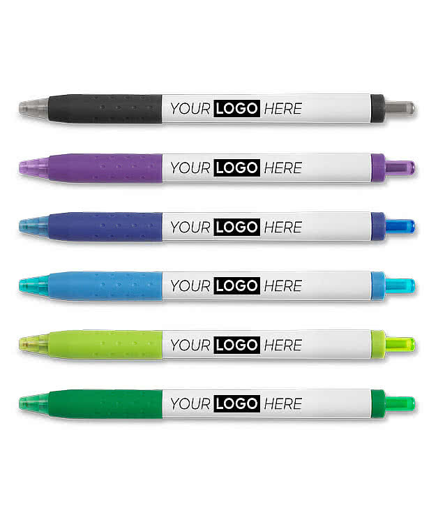 Paper Mate InkJoy White Body Click Pen (black ink)