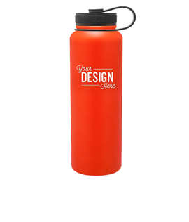 40 oz. h2go Venture Copper Vacuum Insulated Water Bottle - Color: Orange