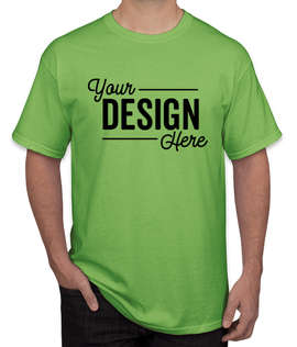 Canada - Gildan 100% Cotton T-shirt - Color: Lime
